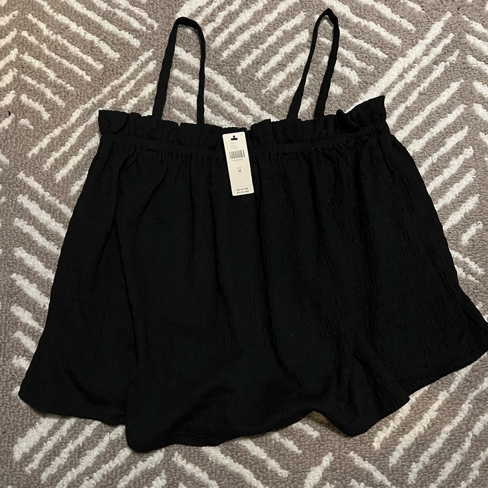 NWT Anthropologie black tank top
